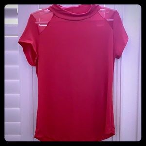 NWOT. Red mock turtleneck top.